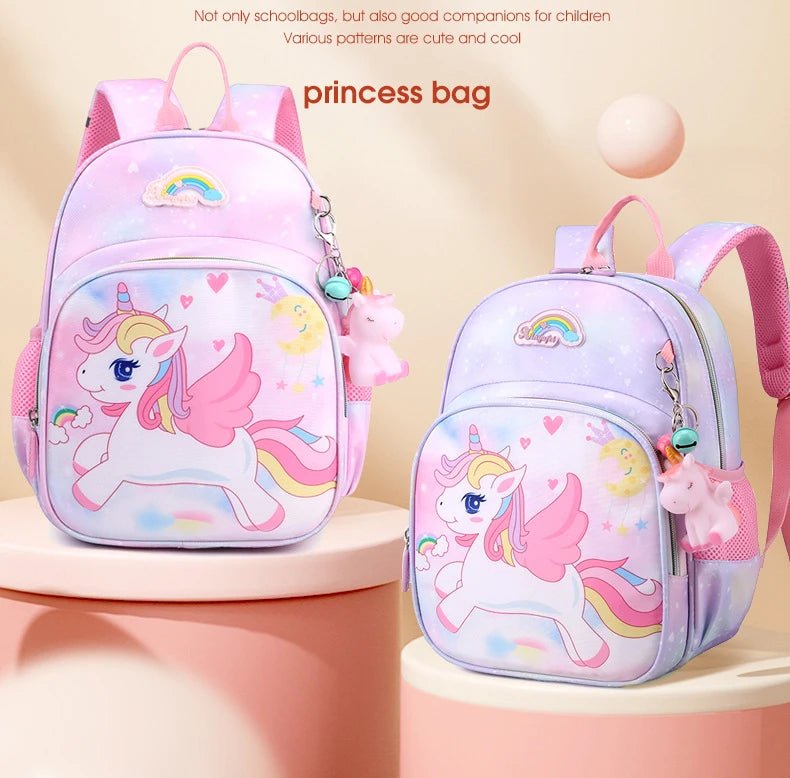 New Unicorn Backpack For Girls Cartoon Pink Princess School Bags Kids Satchels Kindergarten Bookbag Mochila Infantil Escolar - Checkouts USA