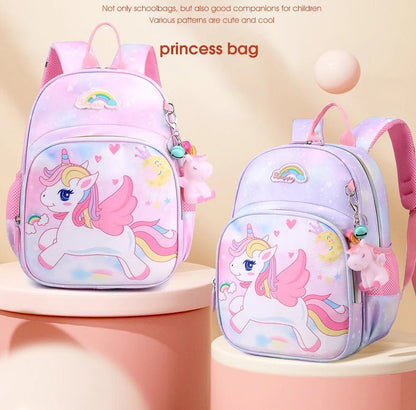 New Unicorn Backpack For Girls Cartoon Pink Princess School Bags Kids Satchels Kindergarten Bookbag Mochila Infantil Escolar - Checkouts USA