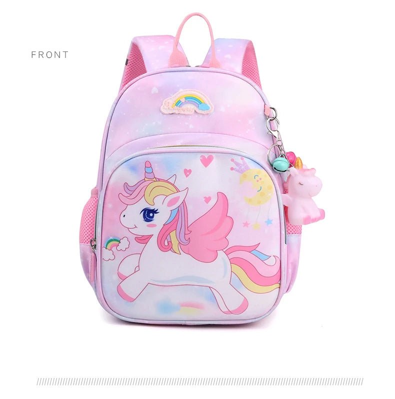 New Unicorn Backpack For Girls Cartoon Pink Princess School Bags Kids Satchels Kindergarten Bookbag Mochila Infantil Escolar - Checkouts USA