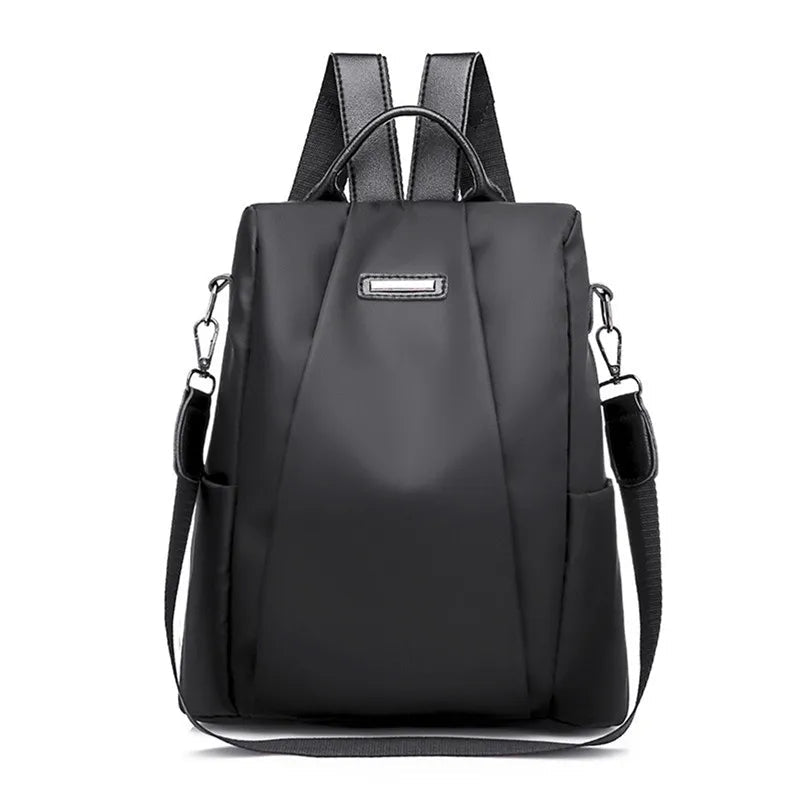 New Women's Multifunction Backpack Casual Solid Color School Bag For Girls Fashion Detachable Strap Travel Shoulder Bag - Checkouts UK
