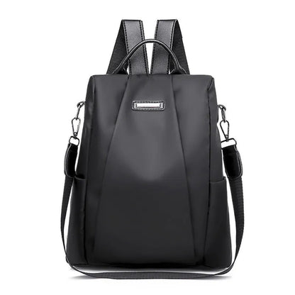New Women's Multifunction Backpack Casual Solid Color School Bag For Girls Fashion Detachable Strap Travel Shoulder Bag - Checkouts UK