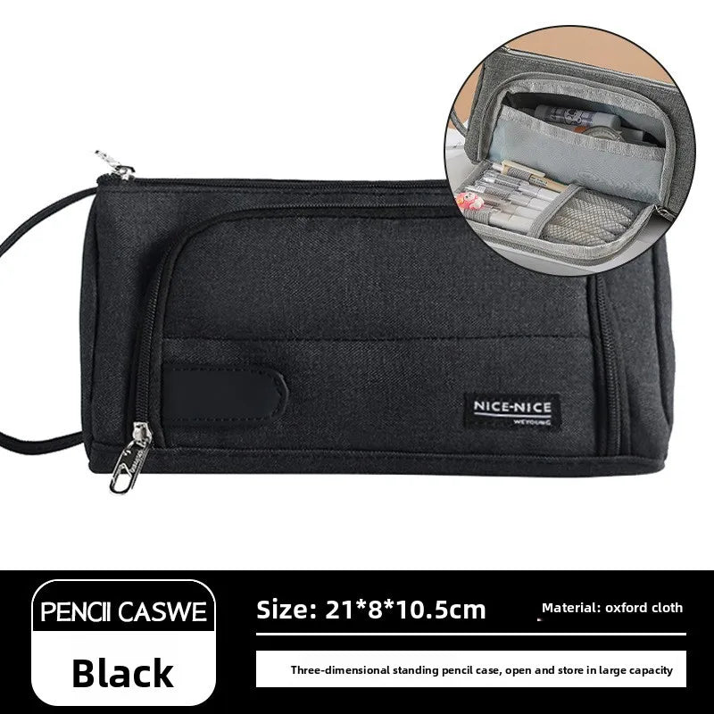 Open Window Pencil Bag Holder Case High Capacity Pen Pouch School Office Supplies Korea Stationery Gift Box Organizer Store - Checkouts USA