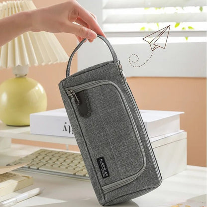 Open Window Pencil Bag Holder Case High Capacity Pen Pouch School Office Supplies Korea Stationery Gift Box Organizer Store - Checkouts USA
