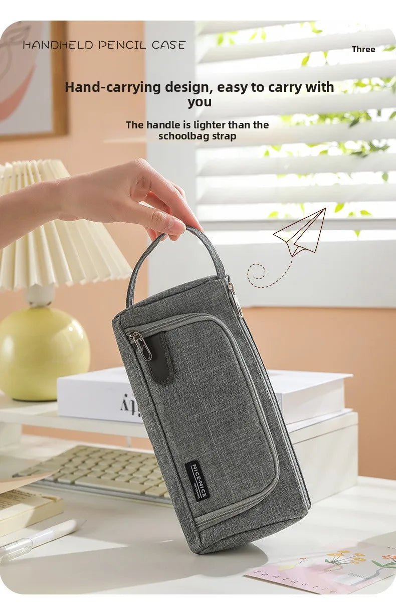 Open Window Pencil Bag Holder Case High Capacity Pen Pouch School Office Supplies Korea Stationery Gift Box Organizer Store - Checkouts USA