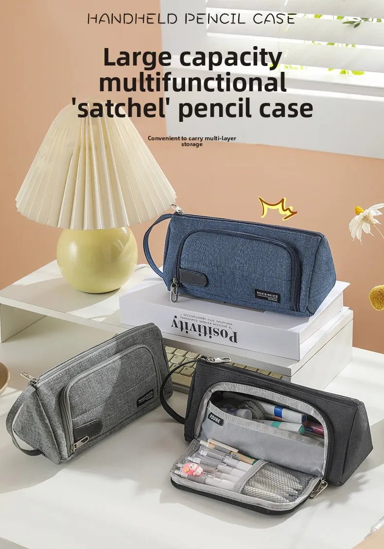 Open Window Pencil Bag Holder Case High Capacity Pen Pouch School Office Supplies Korea Stationery Gift Box Organizer Store - Checkouts USA