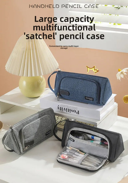 Open Window Pencil Bag Holder Case High Capacity Pen Pouch School Office Supplies Korea Stationery Gift Box Organizer Store - Checkouts USA