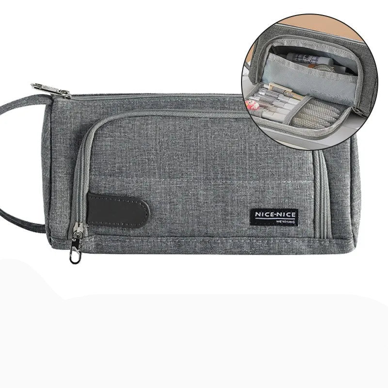 Open Window Pencil Bag Holder Case High Capacity Pen Pouch School Office Supplies Korea Stationery Gift Box Organizer Store - Checkouts USA