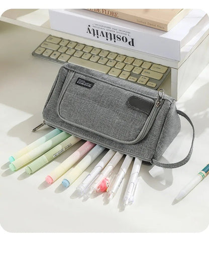 Open Window Pencil Bag Holder Case High Capacity Pen Pouch School Office Supplies Korea Stationery Gift Box Organizer Store - Checkouts USA