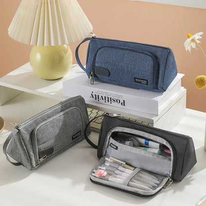 Open Window Pencil Bag Holder Case High Capacity Pen Pouch School Office Supplies Korea Stationery Gift Box Organizer Store - Checkouts USA