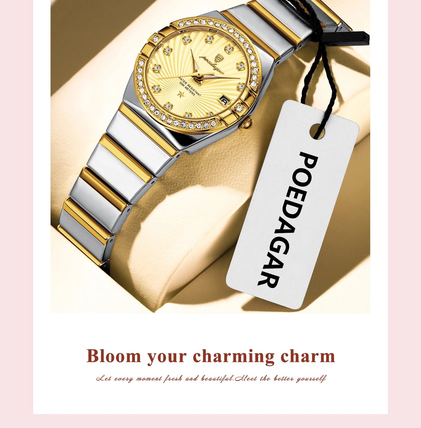 Original Luxury Ladies Watch Luminous Waterproof Stainless Steel Date Women's Watches Fashion Quartz Woman Watch Reloj - Checkouts USA