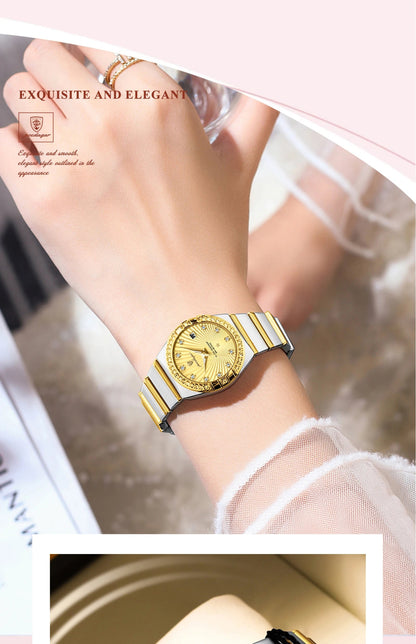 Original Luxury Ladies Watch Luminous Waterproof Stainless Steel Date Women's Watches Fashion Quartz Woman Watch Reloj - Checkouts USA