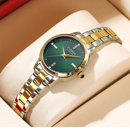 Original Quartz Watch for Women Fashion Elegant Ladies Watches Stainless Steel Waterproof Women's Wristwatch - Checkouts USA