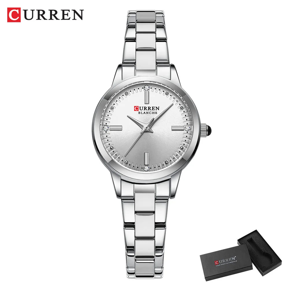 Original Quartz Watch for Women Fashion Elegant Ladies Watches Stainless Steel Waterproof Women's Wristwatch - Checkouts USA