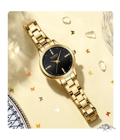 Original Quartz Watch for Women Fashion Elegant Ladies Watches Stainless Steel Waterproof Women's Wristwatch - Checkouts USA