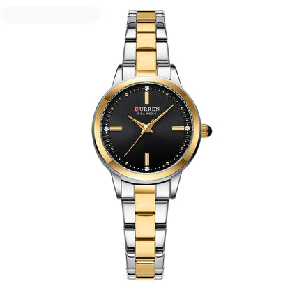 Original Quartz Watch for Women Fashion Elegant Ladies Watches Stainless Steel Waterproof Women's Wristwatch - Checkouts USA