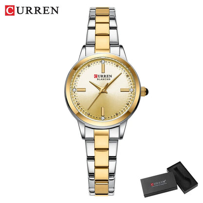 Original Quartz Watch for Women Fashion Elegant Ladies Watches Stainless Steel Waterproof Women's Wristwatch - Checkouts USA