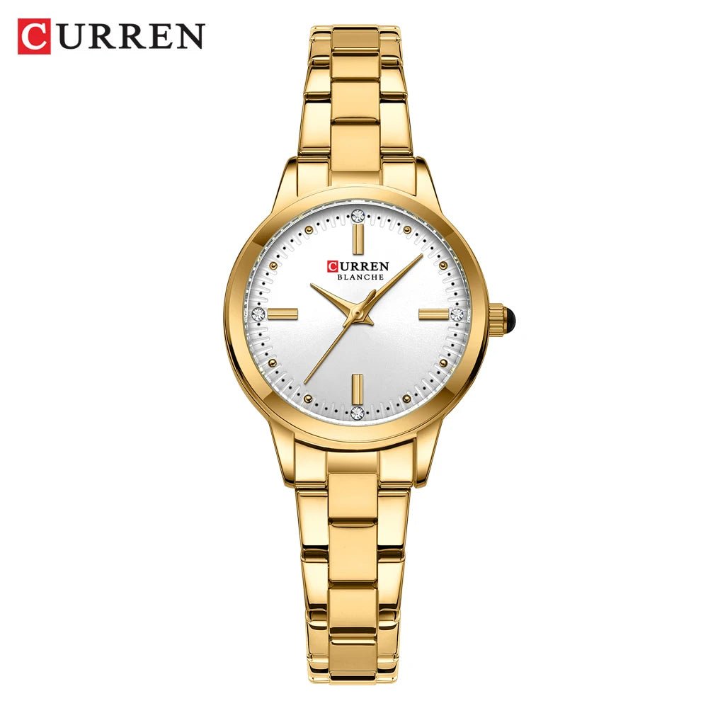 Original Quartz Watch for Women Fashion Elegant Ladies Watches Stainless Steel Waterproof Women's Wristwatch - Checkouts USA