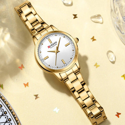 Original Quartz Watch for Women Fashion Elegant Ladies Watches Stainless Steel Waterproof Women's Wristwatch - Checkouts USA