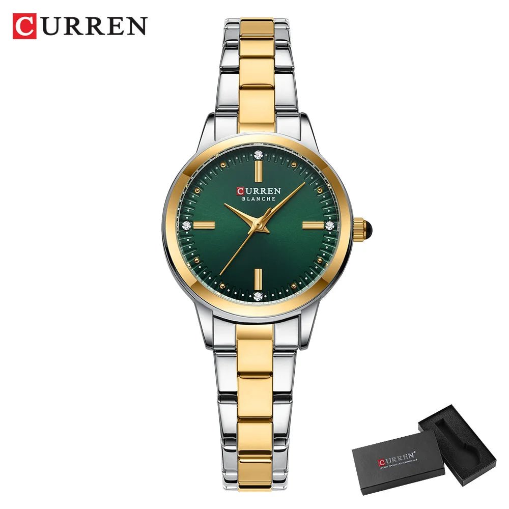 Original Quartz Watch for Women Fashion Elegant Ladies Watches Stainless Steel Waterproof Women's Wristwatch - Checkouts USA