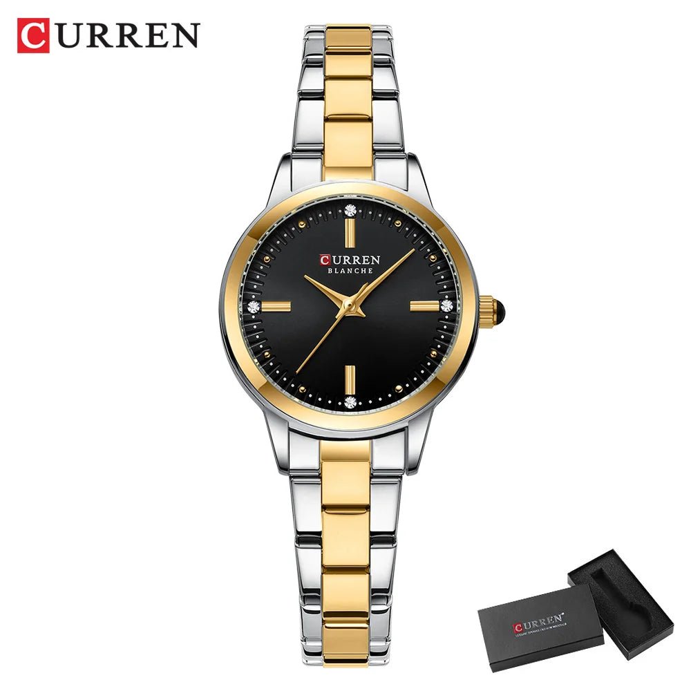Original Quartz Watch for Women Fashion Elegant Ladies Watches Stainless Steel Waterproof Women's Wristwatch - Checkouts USA
