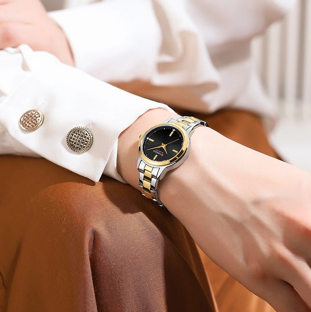 Original Quartz Watch for Women Fashion Elegant Ladies Watches Stainless Steel Waterproof Women's Wristwatch - Checkouts USA