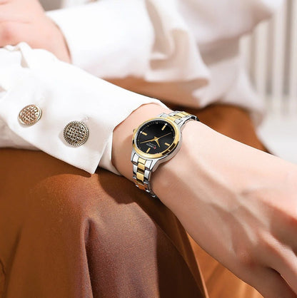 Original Quartz Watch for Women Fashion Elegant Ladies Watches Stainless Steel Waterproof Women's Wristwatch - Checkouts USA
