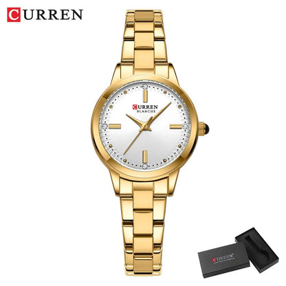 Original Quartz Watch for Women Fashion Elegant Ladies Watches Stainless Steel Waterproof Women's Wristwatch - Checkouts USA