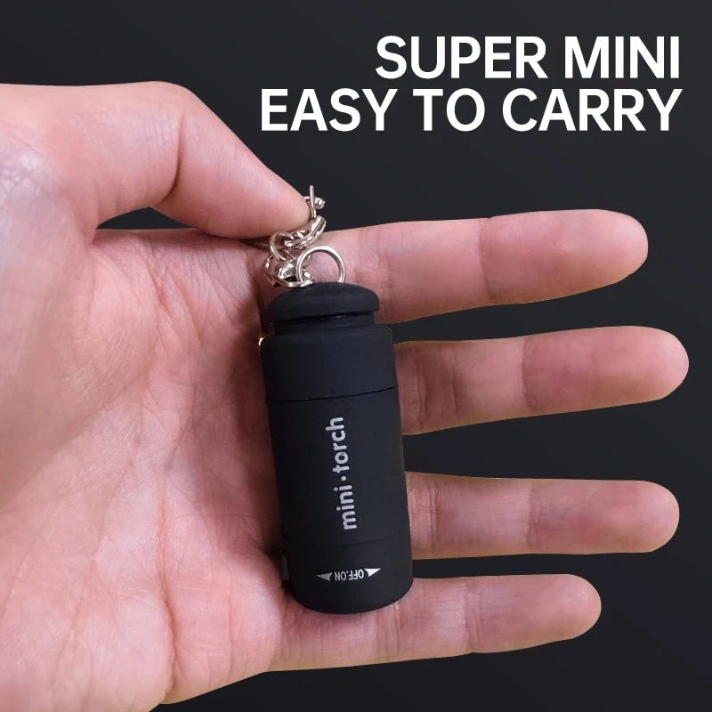 Outdoor Keychain Flashlight Rechargeable LED Mini Pocket Flashlight For Camping Hiking Emergencies - Checkouts UK