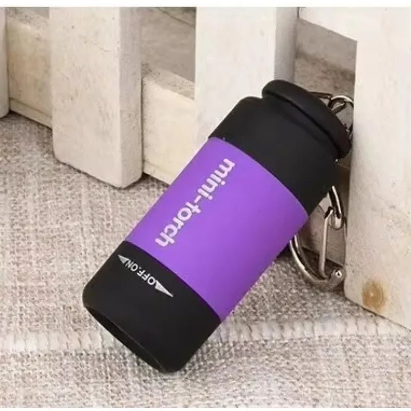 Outdoor Keychain Flashlight Rechargeable LED Mini Pocket Flashlight For Camping Hiking Emergencies - Checkouts UK