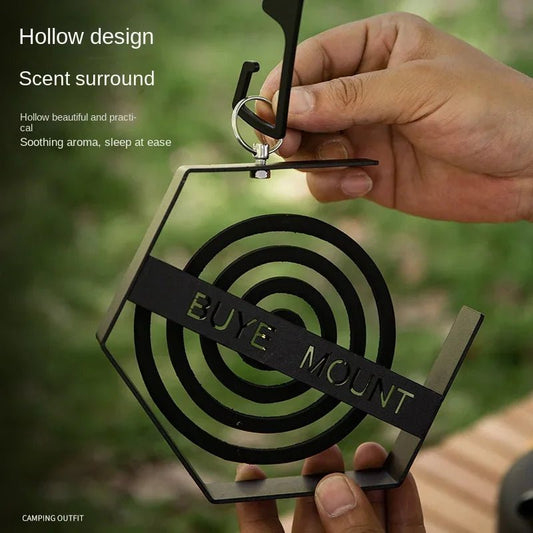 Outdoor Mosquito Coil Tray Camping Tools Tourist Hiking Mosquito Coil Holder Camping Supplies Hanging Mosquito Coil Holder - Checkouts UK