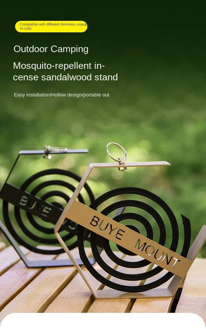 Outdoor Mosquito Coil Tray Camping Tools Tourist Hiking Mosquito Coil Holder Camping Supplies Hanging Mosquito Coil Holder - Checkouts UK