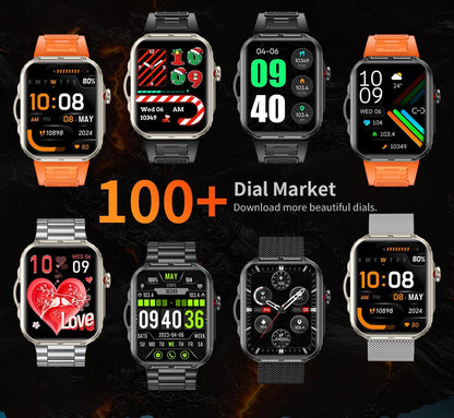 Outdoor Sports Smart Watch For Android IOS Men Watches Waterproof Fitness Track Health Monitor Smartwatch With LED Lighting - Checkouts USA