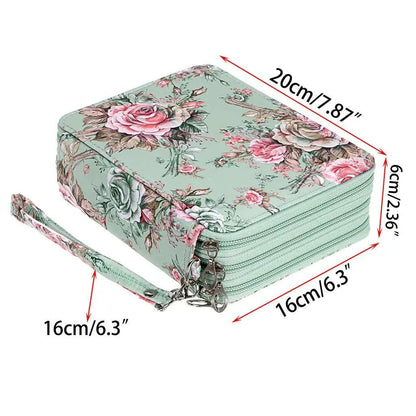 Oxford cloth stationery 78 hole art painting colored pencil storage bag sketching storage pen - Checkouts USA