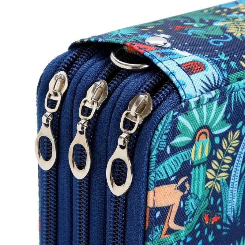 Oxford cloth stationery 78 hole art painting colored pencil storage bag sketching storage pen - Checkouts USA