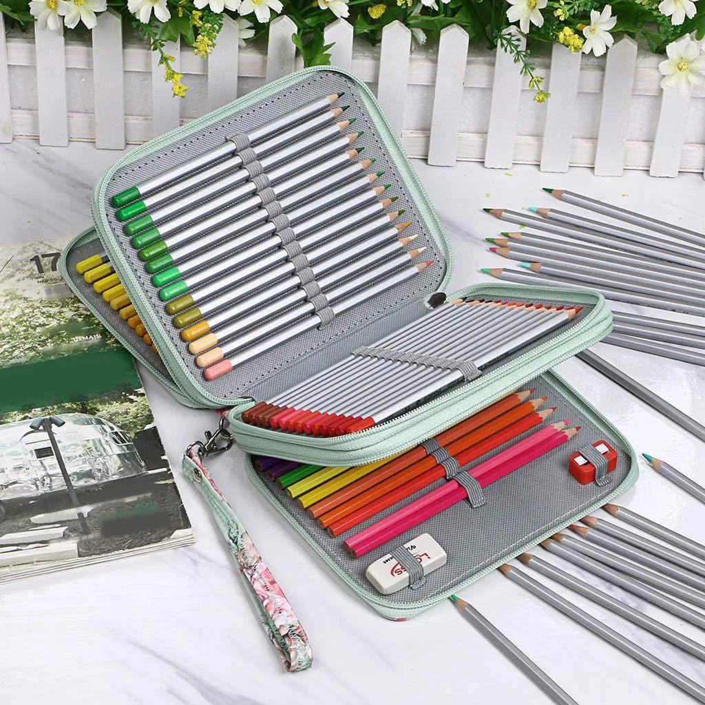 Oxford cloth stationery 78 hole art painting colored pencil storage bag sketching storage pen - Checkouts USA