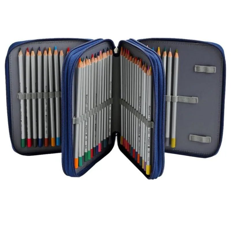 Oxford cloth stationery 78 hole art painting colored pencil storage bag sketching storage pen - Checkouts USA