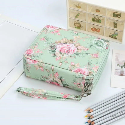 Oxford cloth stationery 78 hole art painting colored pencil storage bag sketching storage pen - Checkouts USA