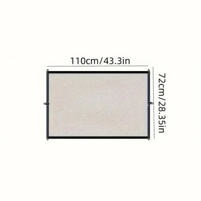 Pet Dog Barrier Fences with Hook Pet Isolated Network New Folding Breathable Mesh Stairs Gate Dog Safety Fence Pet Products - Checkouts UK