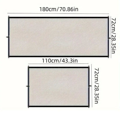 Pet Dog Barrier Fences with Hook Pet Isolated Network New Folding Breathable Mesh Stairs Gate Dog Safety Fence Pet Products - Checkouts UK