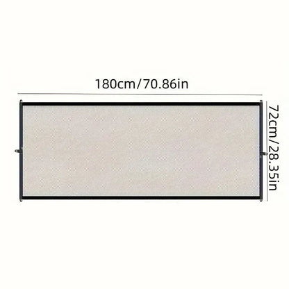 Pet Dog Barrier Fences with Hook Pet Isolated Network New Folding Breathable Mesh Stairs Gate Dog Safety Fence Pet Products - Checkouts UK