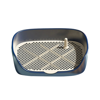 Pet Dog Toilet for Cat Portable Indoor Outdoor with Protection Wall Training Pad Holder Lavatory Basin Litter Box Trainer Corne - Furbury