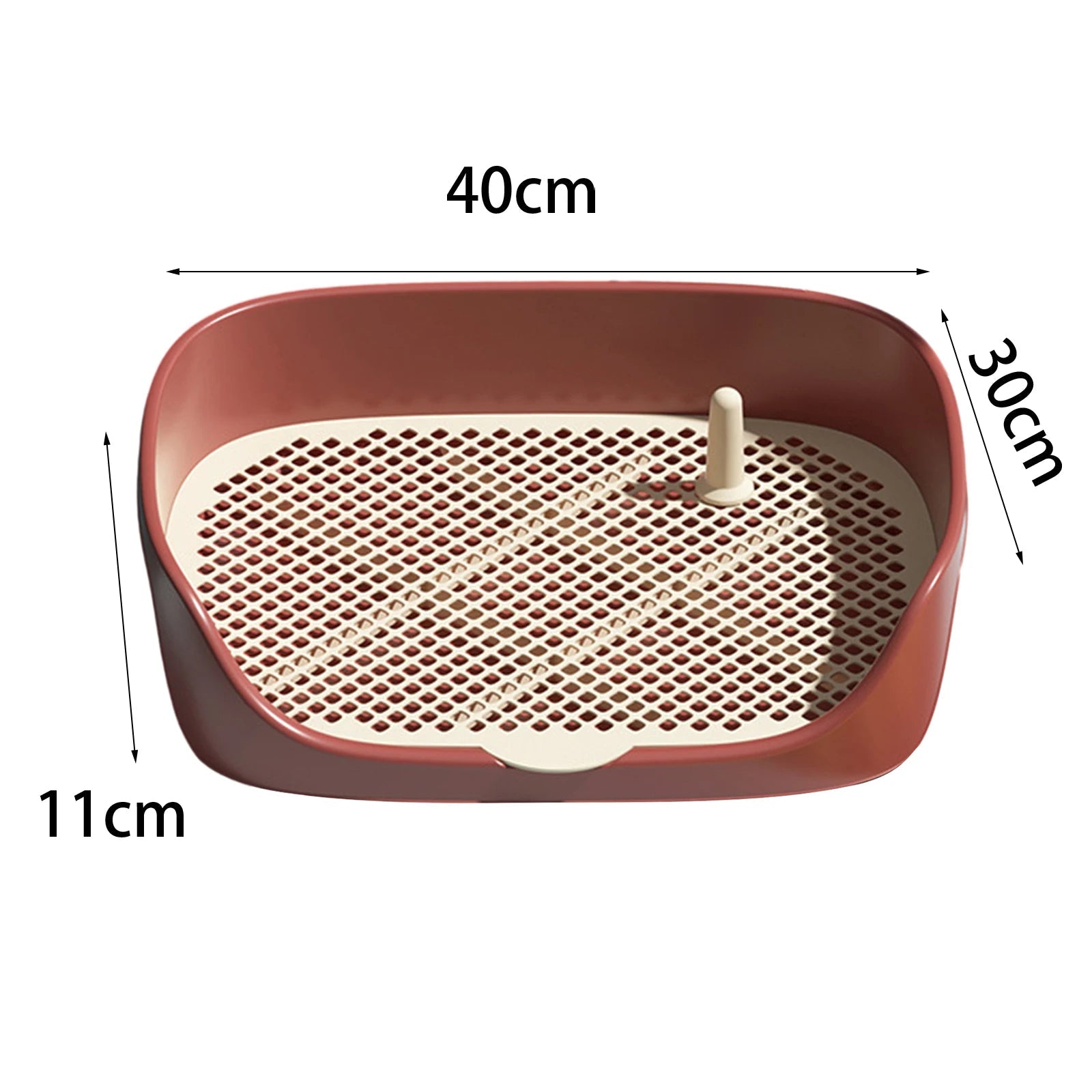 Pet Dog Toilet for Cat Portable Indoor Outdoor with Protection Wall Training Pad Holder Lavatory Basin Litter Box Trainer Corne - Furbury