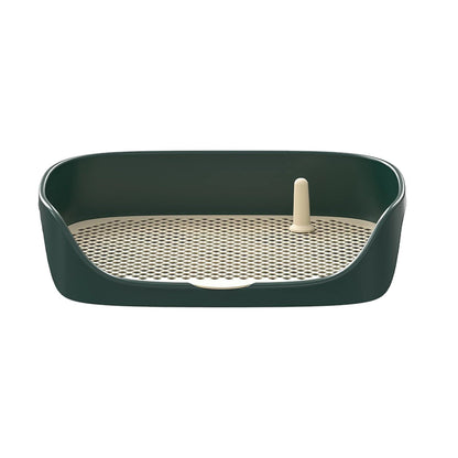 Pet Dog Toilet for Cat Portable Indoor Outdoor with Protection Wall Training Pad Holder Lavatory Basin Litter Box Trainer Corne - Furbury