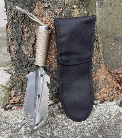 Portable Camping Hiking Traveling Pinic Shovel Multifunctional Ordnance Shovel Survival Outdoor Equipment Garden Tool Shovel - Checkouts UK