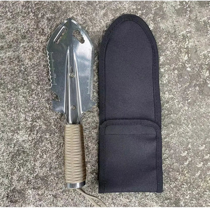 Portable Camping Hiking Traveling Pinic Shovel Multifunctional Ordnance Shovel Survival Outdoor Equipment Garden Tool Shovel - Checkouts UK