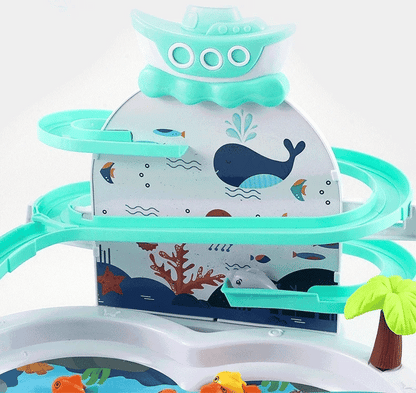 Rechargeable Magnetic Fishing Game Table with Music Rotating Disc Parent - Child Interactive Learning Toys for Toddlers Gifts - Checkouts USA