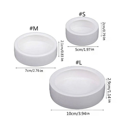 Reptile Food Bowl Anti - Escape Ceramic Feeder Dish Reptile Water Bowl for Hermit Crab Leopard Gecko Chameleon Corn Snake Y5GB - Furbury