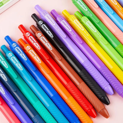 Retractable Gel Ink Pens,0.5mm Extra Fine Point Tip,Journaling Smooth Writing Note Taking Coloring No Bleed&Smear Smudge Drawing - Checkouts USA