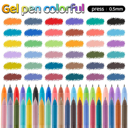 Retractable Gel Ink Pens,0.5mm Extra Fine Point Tip,Journaling Smooth Writing Note Taking Coloring No Bleed&Smear Smudge Drawing - Checkouts USA
