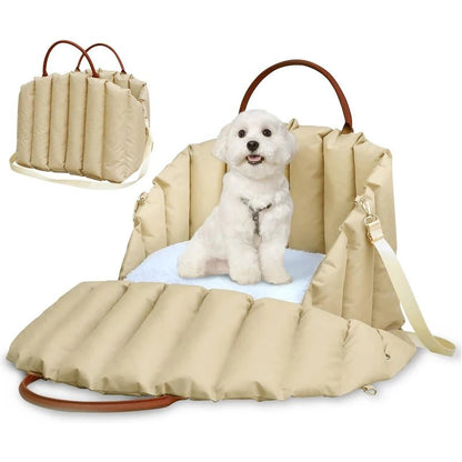 Safe Car Dog Carrier Bags , Kennel Bag for Small Dog Cat Travel, Portable Puppy Carrier Tote Pet Travel Bed - Furbury